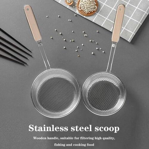 Colander Strainer Noodle Cooking Spatula Pasta Oil Spoon Strainer Kitchen Tool