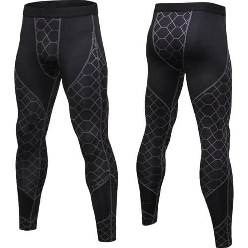 Psvteide sport fitness leggings trainig pants man Bodyboulding compression leggings men tight leggings Pantalones nets printing
