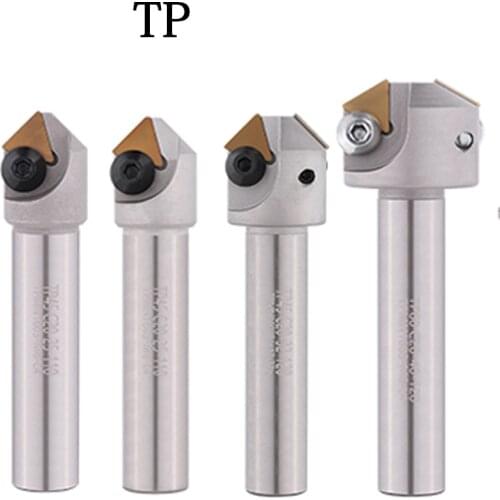 TP 30 45 60 Degree Chamfering Tools TP45 C20-25-110L CNC Lathe Machining Cutter Milling Inserts TPMN 1603 2204 End-Mill Holder