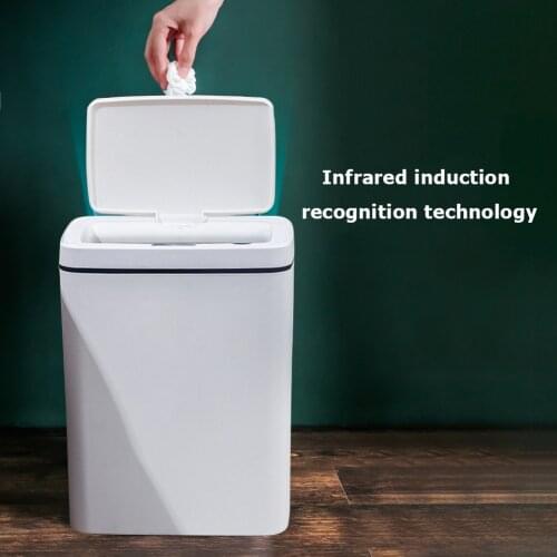 Smart Induction Trash Can Automatic Dustbin Bucket Electric Rubbish Basket