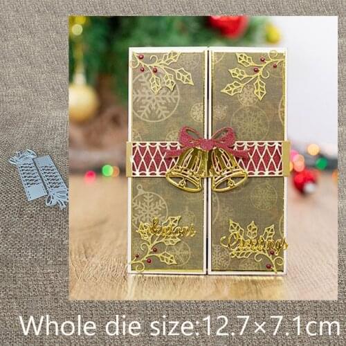 New Design Craft Metal Cutting Die die cuts jingle bells buckle decoration scrapbook Album Paper Card Craft Embossing die cuts