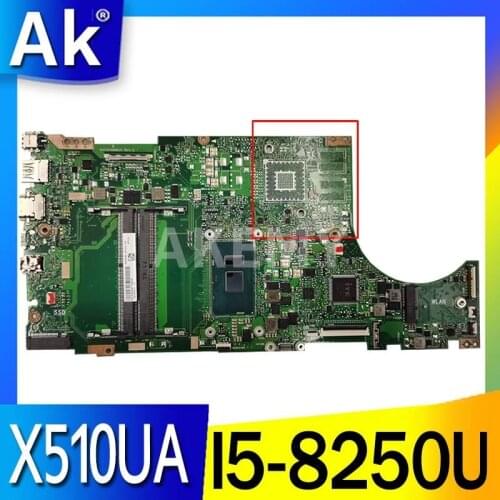 X510UNR Laptop motherboard for ASUS X510UAR X510UA X510UQ X510UR X510U S5100UA S5100U original mainboard I5-8250U GM