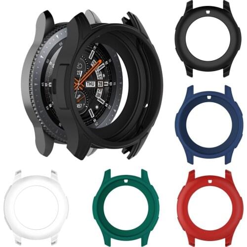 For Gear S3 Frontier Case For Samsung Galaxy Watch 46mm S 3 band Silicone Protect Cover Protective shell Watch Accessories
