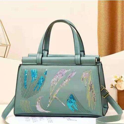 2021 Sequined Female Bag European And American Fashion Handbag Designer Shoulder Bag Luxury Female Messenger Bag Big Tote Bags