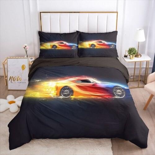 3D Bedding Set Duvet Cover Sets Quilt Covers Pillowcase(s) Blanket Case Bed Linens Cartoon Double Single Size Bedclothes