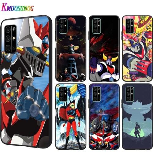 Silicone Black Cover UFO Robot Grendizer for Huawei Honor 9A 9C 9S 9X Lite 10 10i 20 V20 20S 30 Pro Lite Phone Case