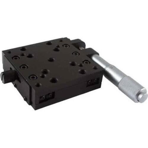 PT110-25-65CH Precision Micro Manual Translation Stage, Single Axis Differential Stage Guide Form Cross Roller Guide