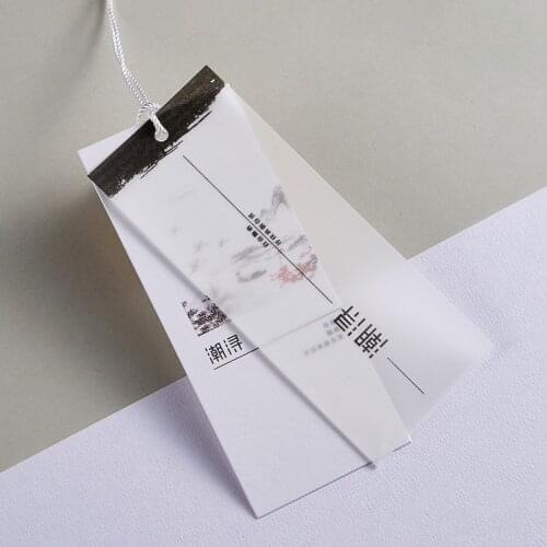 2021627 NEW Free design High Quality Paper Swing Tags With Strings Clothing Top Grade Hang Tag With Cord Clothes Paper Price Lab