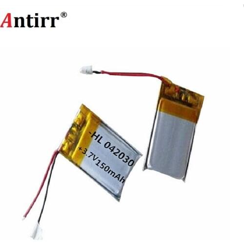 Polymer lithium battery 3.7V 402030 150mah can be customized wholesale CE FCC ROHS MSDS quality certification free shipping