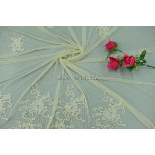POp124-1A tulle voile textile computer flat flat fabric, cotton skirt embroidery cloth lace fabric sewing cotton cloth