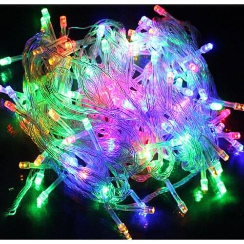 40pcs/lot 110v/220V Led String Christmas Light 10m/100leds 8 Modes for Holiday Party Wedding Decoration outdoor use Waterproof
