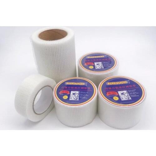 Self-Adhesive Wall Repair Reinforcement Fiber Tape Wall Cracks Decorative Mesh Seam Tape Wall Sticker wholesale