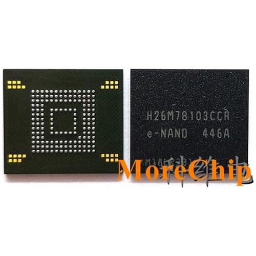 H26M78103CCR eMMC BGA153 64GB Phone Nand Flash Memory IC Storage Chip Soldered Ball Pins