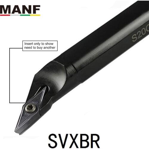 MANF lathe tools 12mm S10K-SVXBR11 CNC Lathe Turning Hole Cutter Bar VB Inserts Screw Type Internal Turning Tool Holder