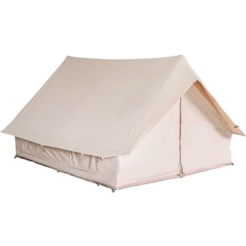 1-2 Person Large Area Outdoor Waterproof Sun Shelter Camping Hiking Traveling Cotton Tent Rainproof Hut Portable Travel Family