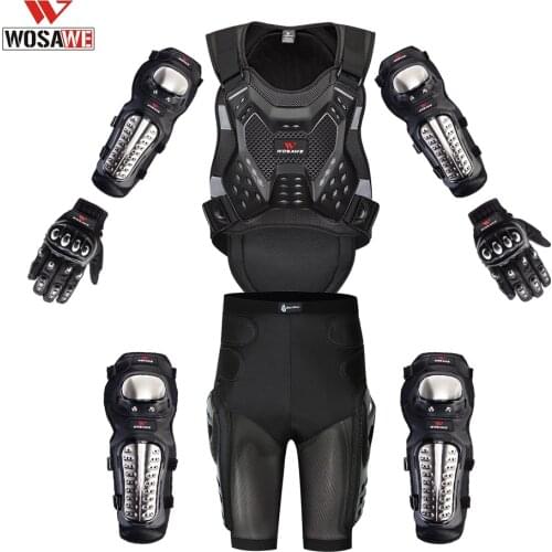 WOSAWE MTB Protective Gear Motorcycle Elbow Protector Armor Downhill Protective Gear Guards Motocross Snowboard Racing Guard