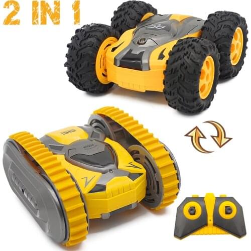 1/26 2.4G RC Car Buggy Car Crawler Remote Control Car Stunt Two-Side Drift 360 Rotation Tumbling Vehicle Toy Kids Christmas Gift