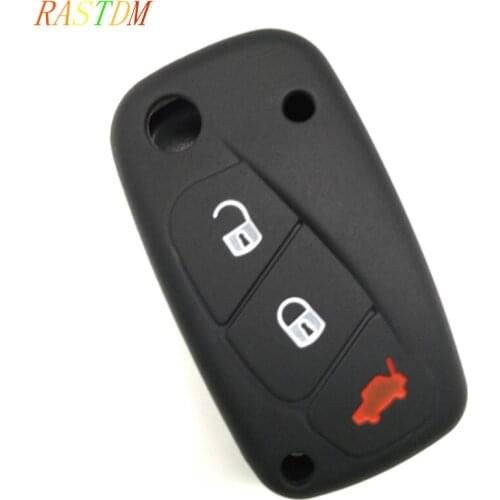 1pc Silicone car key case cover for FIAT /Panda /Stilo /Punto /Doblo /Grande /Bravo 500 Ducato /Minibus