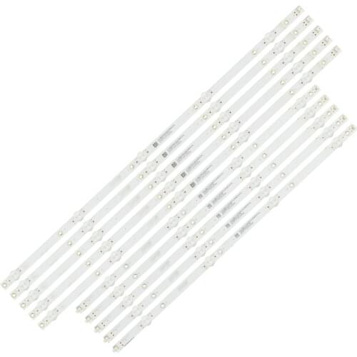 10pcs LED Backlight strip LB55135 V1_01 LB55135 V0_00 For 55"TV NS-55DF710NA19 LB55135 lbm550m0501-PJ-4(L) PK-4(R) E4sw5518rku