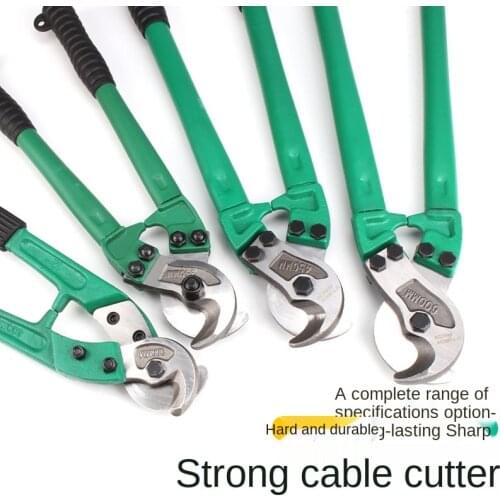 12/14/18/24 Inches Manual Cable Scissors Heavy Duty Wire Cutters CR-V Steel Scissors Pliers Bolt Cutters Electrician Tools