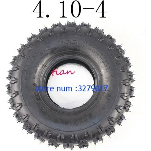 2019 Hot Sale Good Reputation 4.10-4 ATV Quad Go Kart 47cc 49cc 4.10-4 Tire Inner Tube Fit All Models