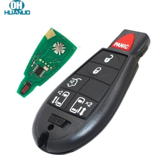 6/5+1 Buttons Remote key Fob 434/433MHZ ID46 Chip PCF7941 for Chrysler Dodge