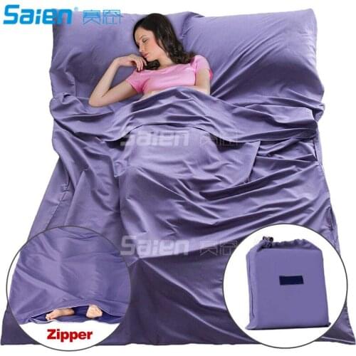70.9x84.6’’ Sleeping Bag Liner Travel Camping Sheet Lightweight Hotel Compact Sleep Bag Sack