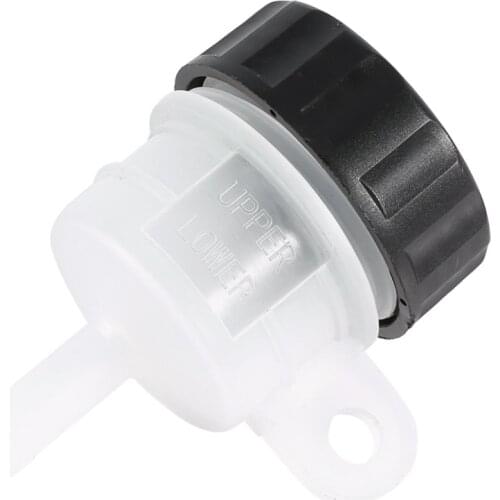 Motorcycle Foot Rear Brake Master Cylinder Tank Oil Cup Fluid Bottle Reservoir