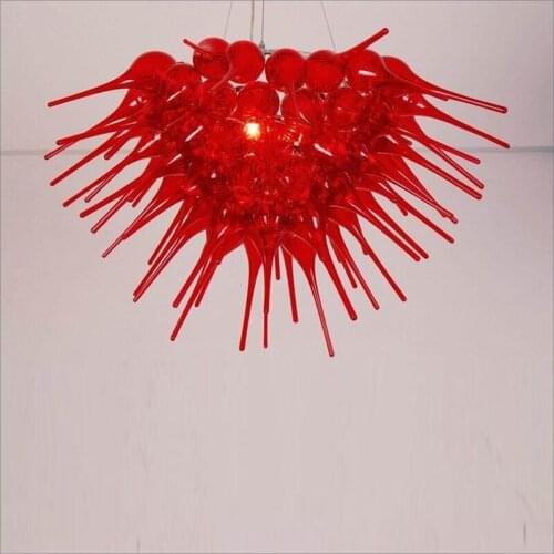 Free Shipping 100% New assembly chihuly balls pendant lighting Tiffany Style 100% Mouth Blown Glass With 110v-240v LED Bulbs