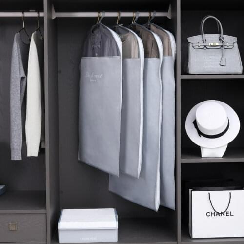 Clothing Covers Garment Bags Suit Coat Garment Protector Hanging Organizer with Transparent Window Dustproof Cover for Clothes