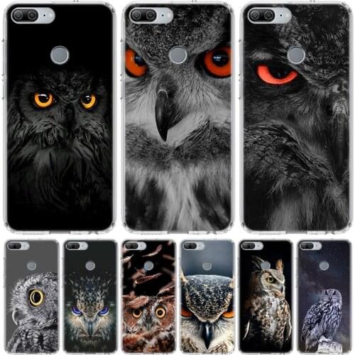 Animal Owl Cute Phone Case for Huawei Honor 10 9 Lite Y9 Y5 Y6 Y7 2019 8X 8A 8S 7A 7X 10i 20i Pro V30 Art Coque Capa