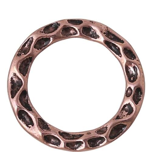 DoreenBeads Zinc metal alloy Closed Soldered Jump Rings Findings Round Antique Copper 16mm( 5/8") Dia, 2 Pieces Hot new