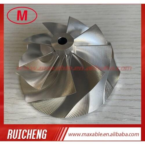 G35-1050 reverse 68.07/84.45mm 9+0 Blades point milling turbo aluminum 2618/billet compressor wheel for 880695-5002S/880700-500