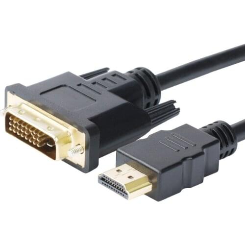 GREATLINK HDMI to DVI Cable Bi-Directional DVI-D 24+1 Male to HDMI Male High Speed Adapter Cable Support 1080P Full HD,1M 2M 3M