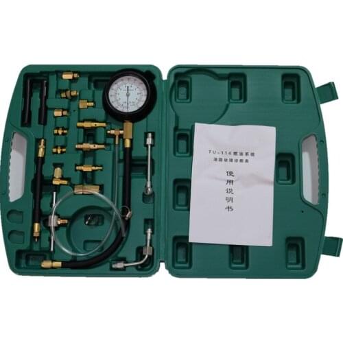 Good Price TU-114 Kit TU 114 Fuel Pressure Gauge TU-114 For Fuel Injection Pump Tester Kit High Quality with Carry Case