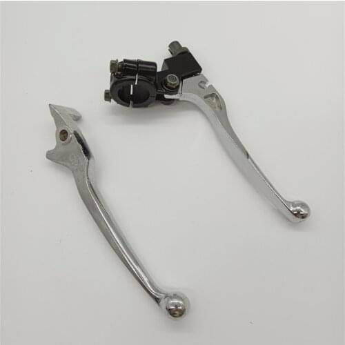 140cc 125cc 110cc 90CC PIT DIRT BIKE CHROME FOLDING CLUTCH BRAKE LEVERS for 7/8" BAR ATV UTV