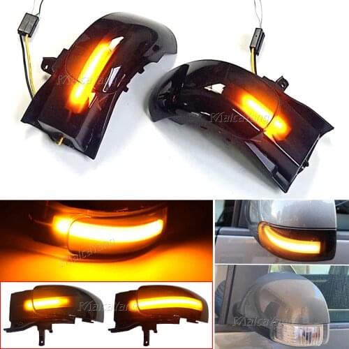 2pcs LED Turn Signal Indicator Lights For VW Touran 1T1 1T2 Side Rearview Mirror Light Lamp 2003 2004 2005 2006 2009