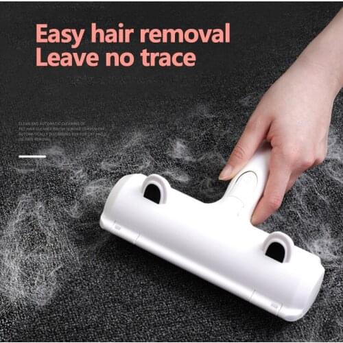 Pet Hair Cleaner Clothes Sofa Suction Tools Cat Hair Removal Brush Dog Stick Hair Brush Pet Stick Hair Device Useful Cleaning
