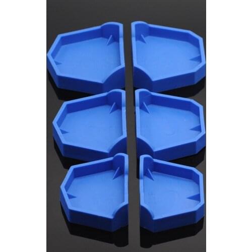 Lab Supplies Dental Teeth Model Former Base Mold with Notches Impression Tray