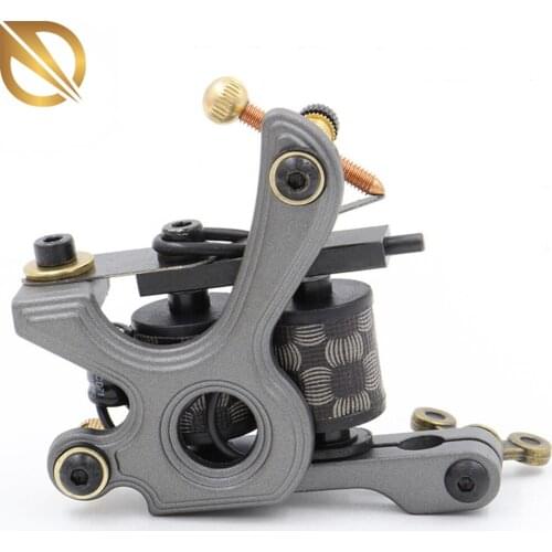 Professional Coil Tattoo Machine Gun 10 Wraps Coils Tattoo Gun For Liner Shader Tattoo Grip Tattoo Artist
