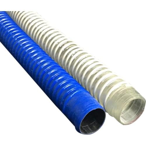 Industrial PVC Flexible Ducting Hose Corrugated Ducts 40-200mm*1-4m Ventilation Duct Hose For Woodworking Fume & Dust Extraction