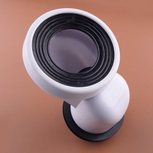 PVC 100mm Offset Toilet WC Misaligned Pan Connector Shifter Bowl Smooth Soil Pipe New Replacement