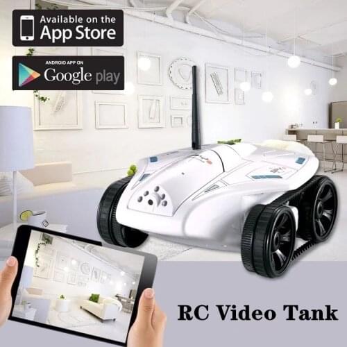 RC Tank Phone Control WiFi RC Car 30W Pixels Camera Real-time Transmission Remote Control Car Video Tank Toys Gifts For Kids