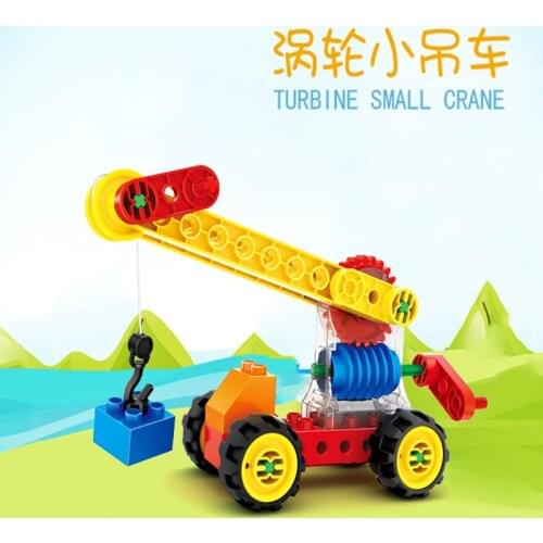 Age 3+baby big piece/33pcs+ Worm Gear Crane fast building educational block Creative learning Parent-child games toys for kids