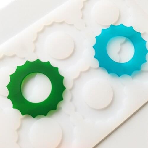 Diy Silicone Chocolate Decorative Mold 3 Ring Fondant Candy Mould Cake Decorating Making Home Kitchen Handmade Baking Tools