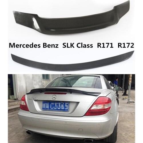 Carbon Fiber Spoiler For Mercedes Benz SLK Class R171 R172 SLK200 SLK250 SLK300 SLK350 SLK55 High Quality Rear Wing Spoilers
