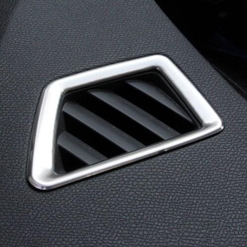 Car Styling Stainless Steel Car Front Air Conditioner Outlet Decoration Cover For Peugeot 5008 3008 GT 2018 2018 Accessories