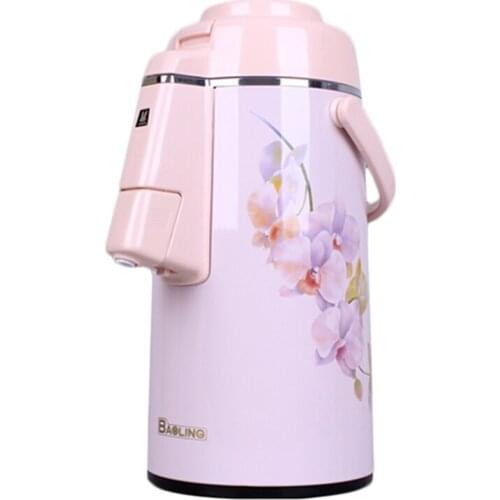 3 litre volumn air pressure thermos flaskwater pitcher stainless water pitcher hot water container Aluminum Alloy