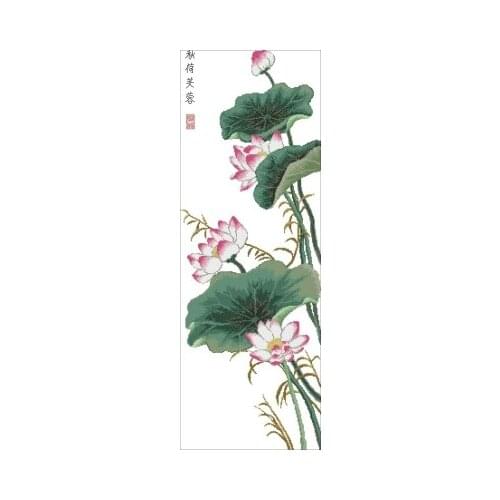 Traditional Chinese Painting-National Color Tianxiang 5 Needlework,For Embroidery, Cross stitch kits Set Cross-Stitching