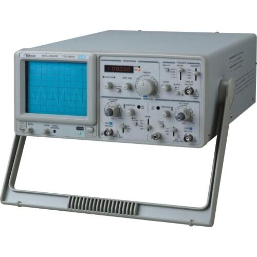 TWINTEX TOS-2020CF Analog Oscilloscope 20MHz with built-in 6 digits frequency counter